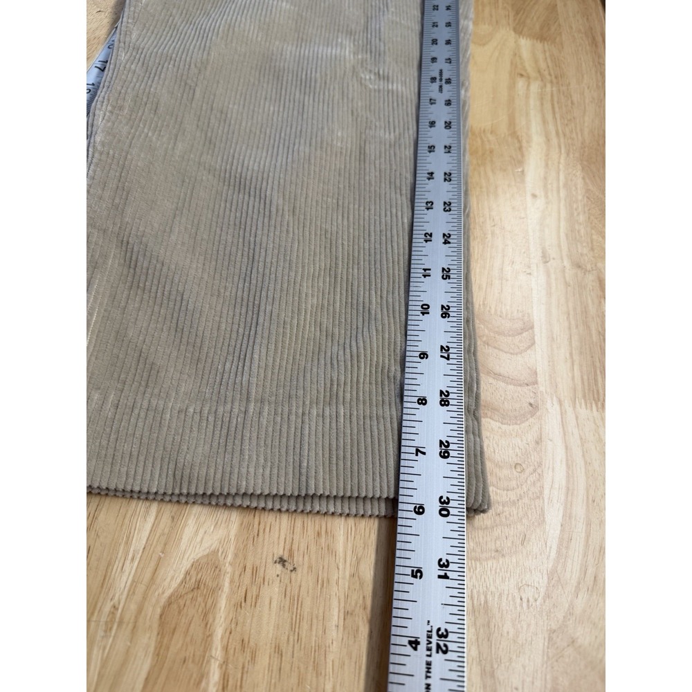 LL Bean Men's Beige Corduroy Flat Front Pants Size‎ 36x30 - Picture 7 of 7